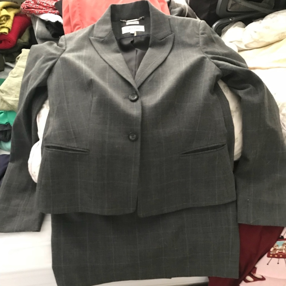 Calvin Klein Skirt Suit